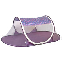 Purple with pink flower brocade baby tents