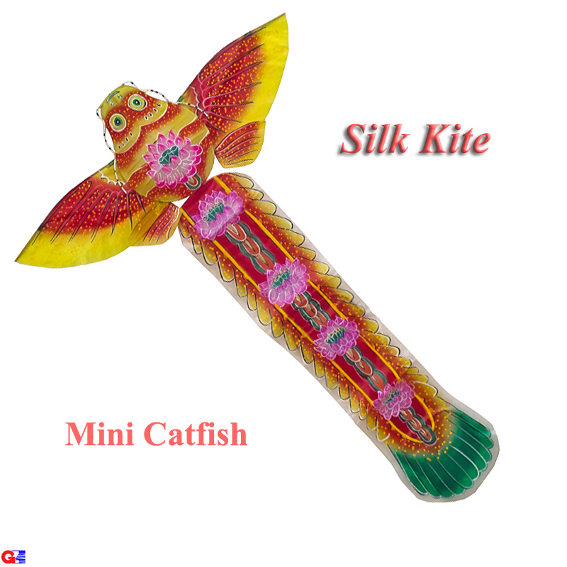 Red Goldfish Mini Kite, Fishing Rod Kite, Easy To Fly Mini Kite