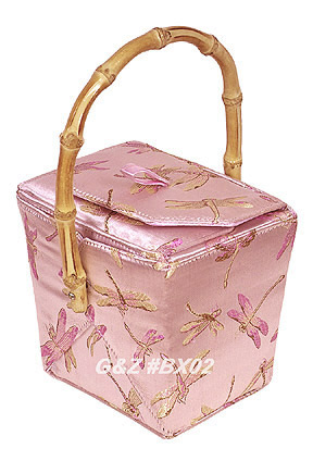 Light Pink Dragonfly Take Out Box
