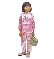 Chinese girl's outfit - pink