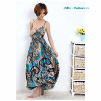 Floral print fashion dresses SR07-1