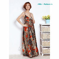 Floral print fashion dresses SR07-3