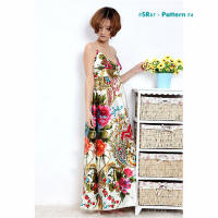 Floral print fashion dresses SR07-4