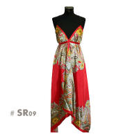 Red fashion long dresses sr09