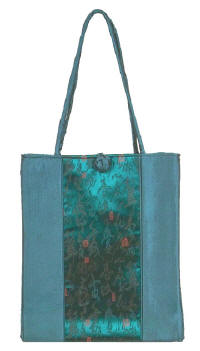 Blue Chinese Calligraphy Totebag