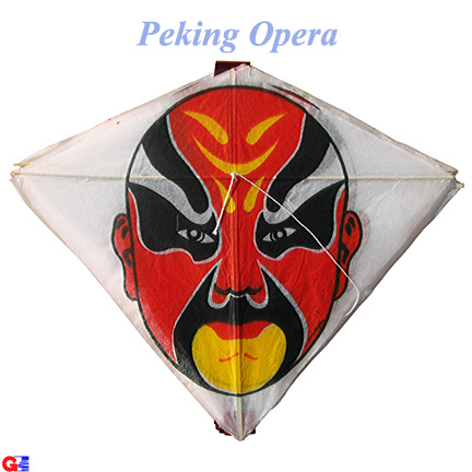 kites face paper opera peking chinese kite dozen designs mini string per gzintlinc