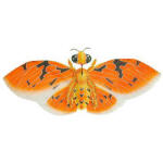 Mini silk bee kite - orange