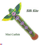 Mini green catfish kite