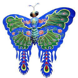 Large butterfly kite with phoenix