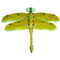Yellow silk dragonfly kite