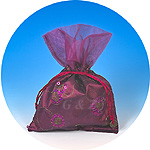 maroon jewelry pouches